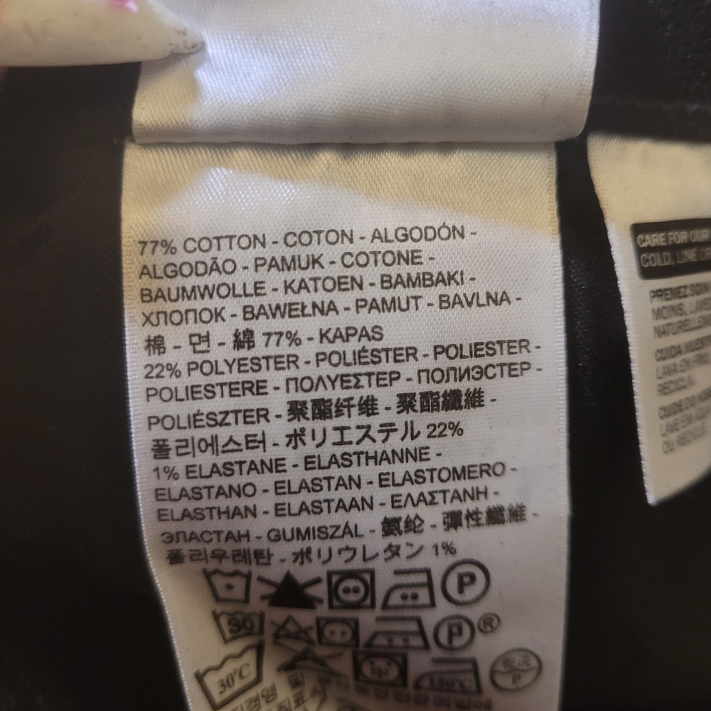 Levi's Women's Flare/Bootcut Black Jeans NWTS/t112 - Picture 9 of 9